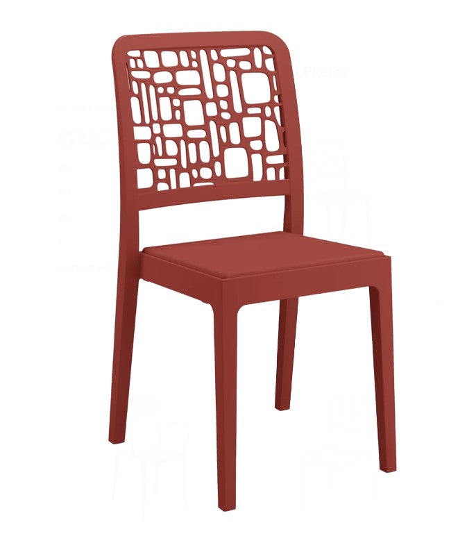 Medea Sedia Rosso Mattone