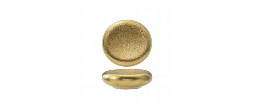Gemini Gold Piatto Stone Cm.14,5x13x4,7h