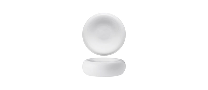 Stone Piatto Gourmet Tondo Cm.15x4,9h Bianco