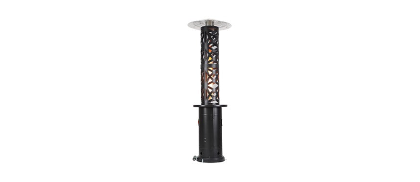 Arabesque Stufa Gas Cm.70x220h Nero Con Ruote