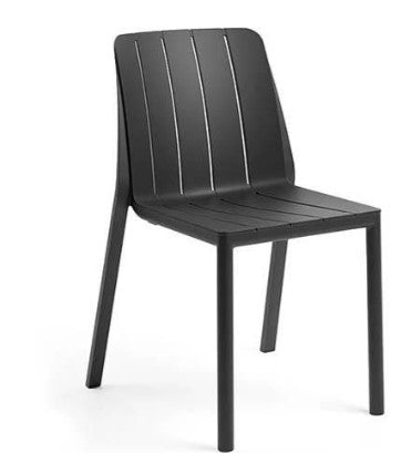 Tiberina Bistrot Sedia H.46cm Antracite