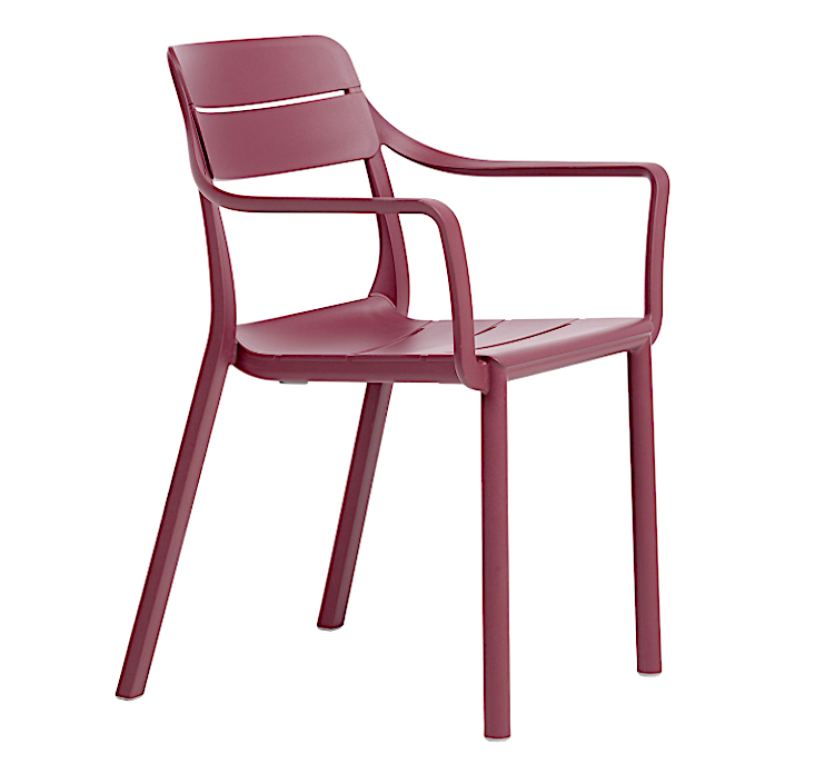 Cassia Poltrona H.45,5cm Borgogna