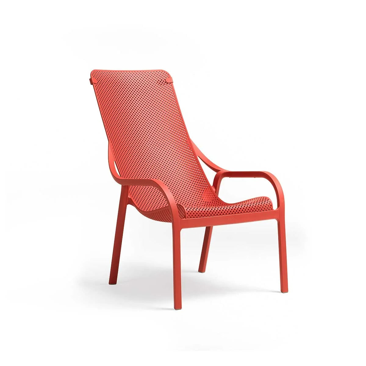 Net Lounge Poltrona H.42cm Corallo