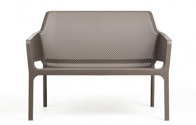 Net Panchina Cm.116x70x42/86h Tortora