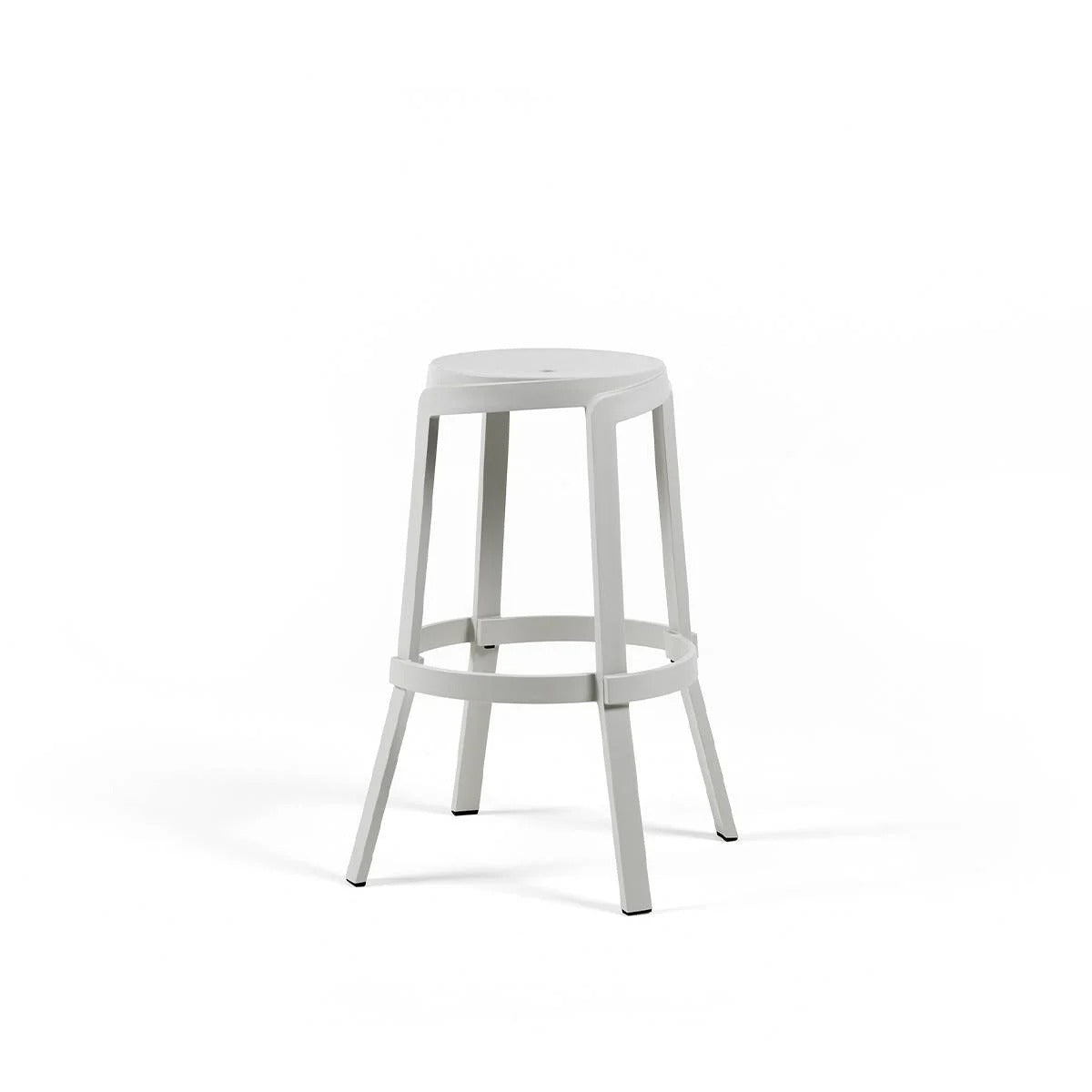Stack Maxi Sgabello Gesso H.76,5cm