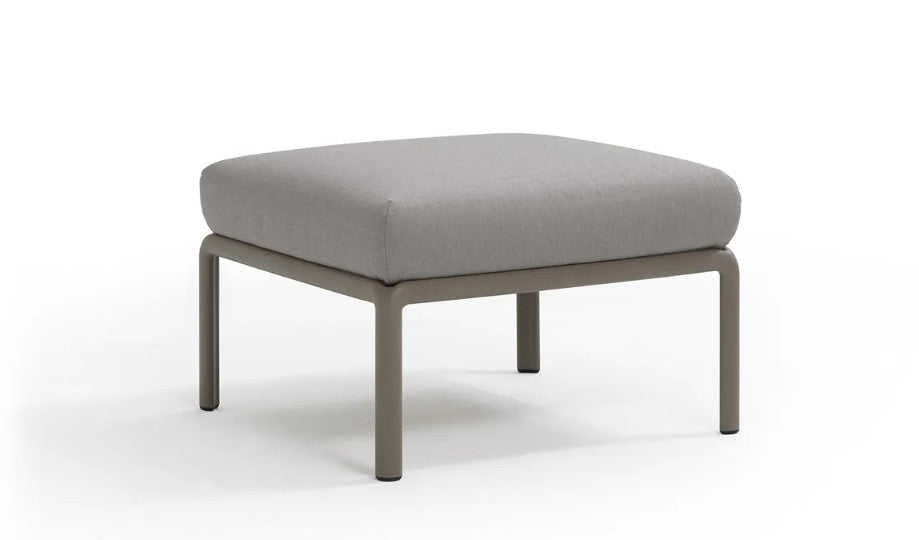 Komodo Pouf 72x47,5h Tortora C/cuscino Grigio