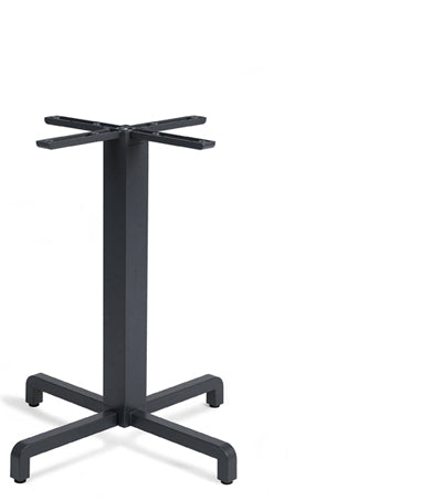 Base Tavolo Fiore 47,5x47,5x72h Verniciato Antracite