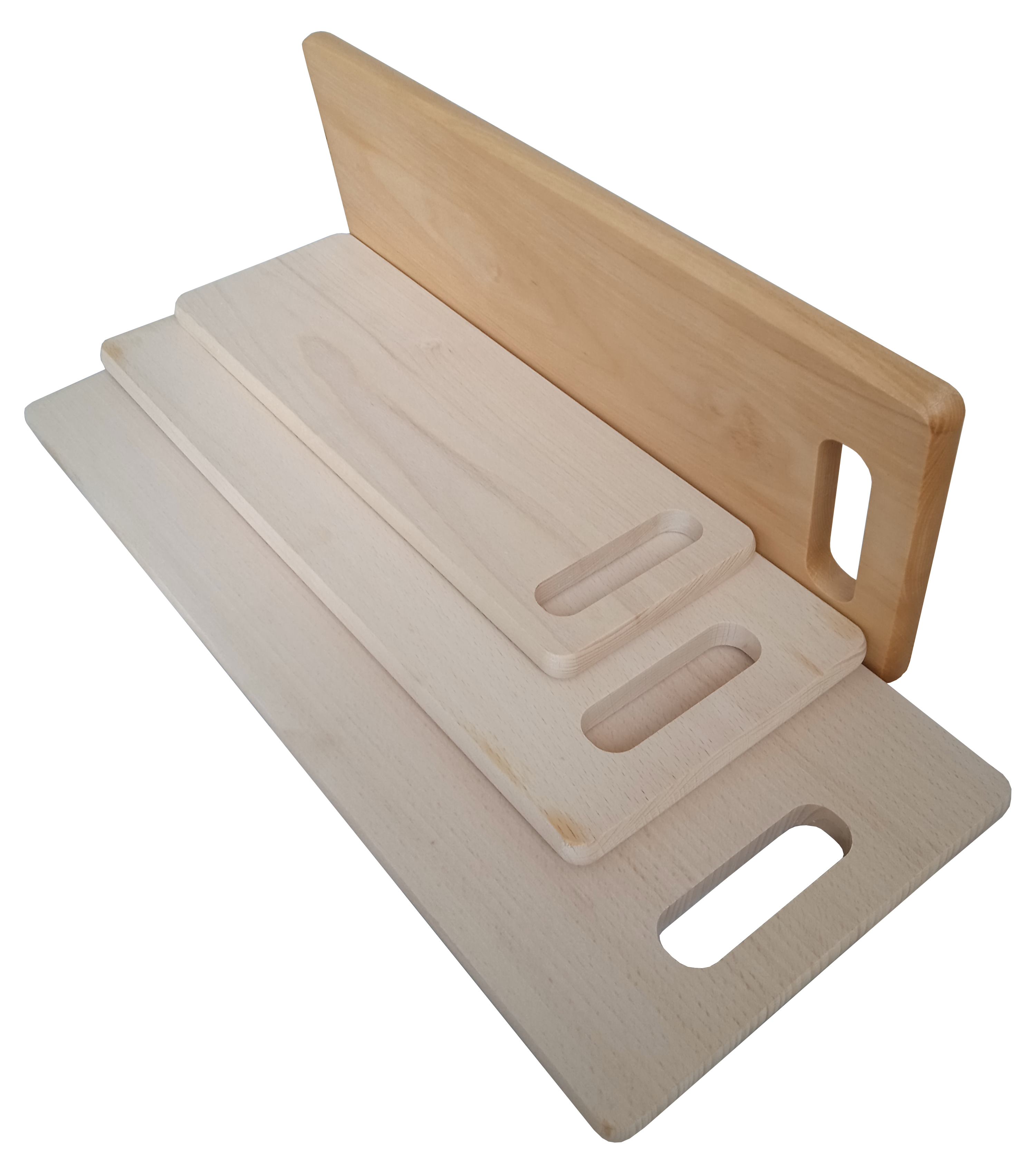 Tagliere Salumi Cm.50x22x1,5h In Faggio Oliato Con Maniglia