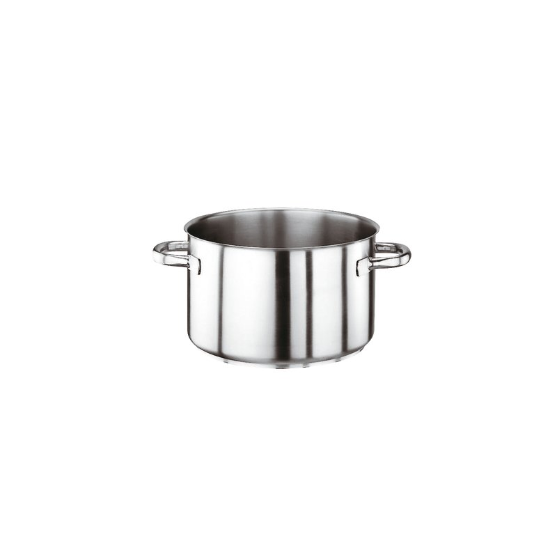 Serie 1000 Casseruola Alta 2 Maniglie Cm.20 Inox