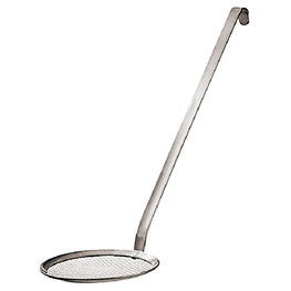 Schiumarola A Rete Cm.40 Ø.16 Stirata Inox