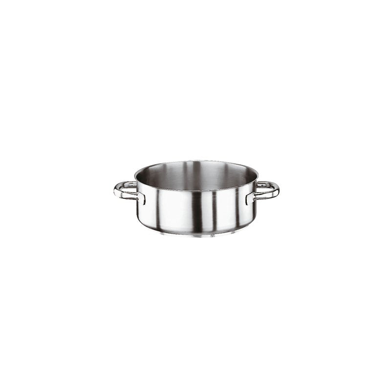 Serie 1000 Casseruola Bassa Cm.60 H.25 Lt.70,7 2 Maniglie