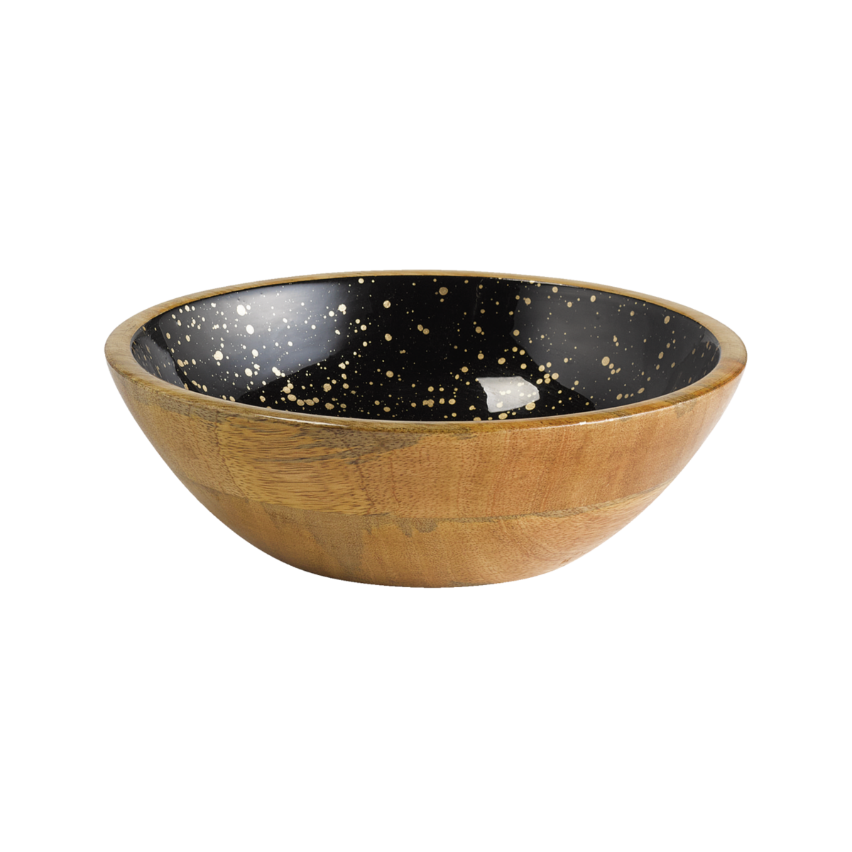 @mango Ciotola Cm.24x7,5h Lt.1,1 Legno E Resina Epossidica