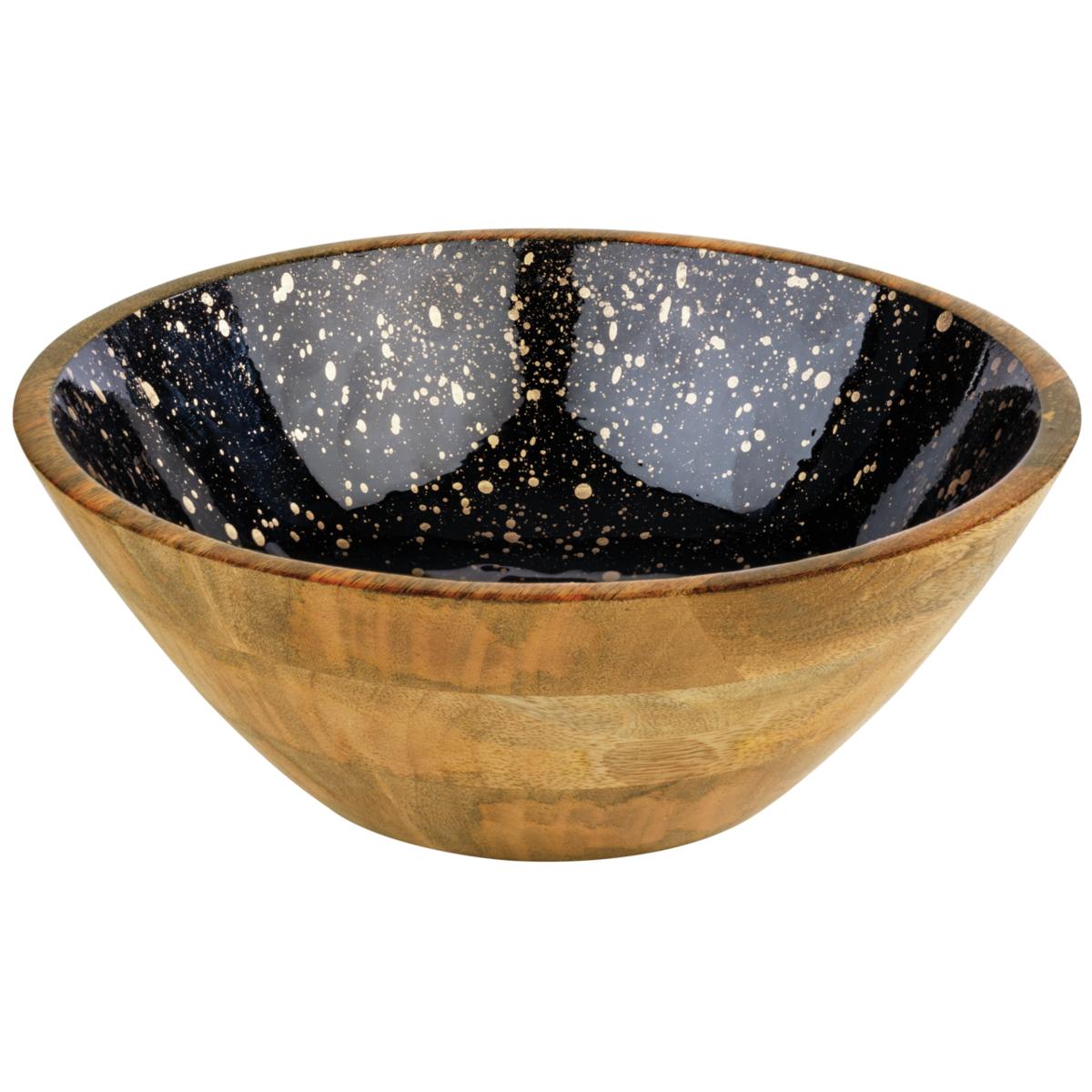 @mango Ciotola Cm.30x10,5h Lt.3 Legno E Resina Epossidica