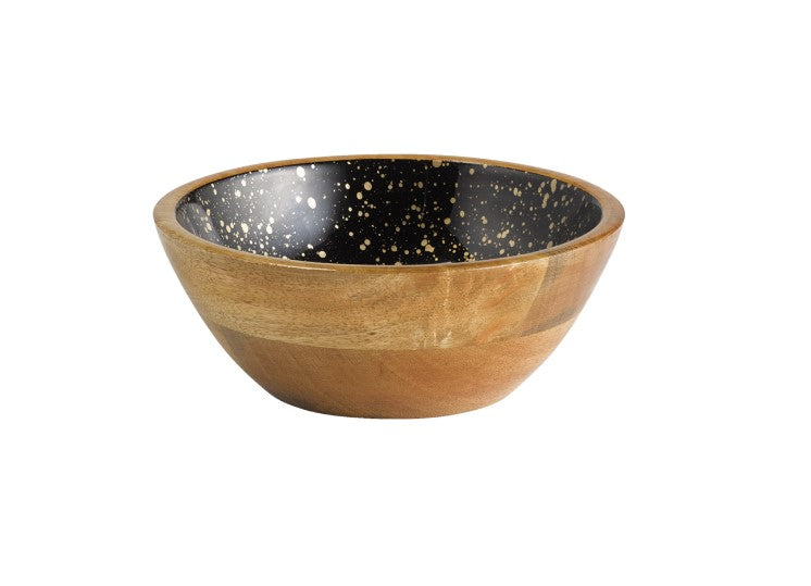 @mango Ciotola Cm.24x7,5h Lt.1,1 Legno E Resina Epossidica