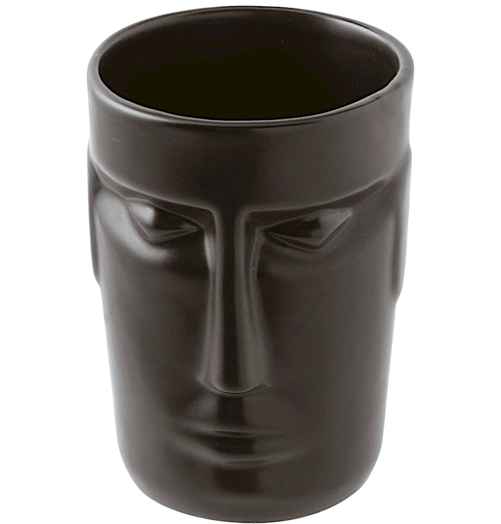 Volto Uomo Tiki Mug Cm.8,8 H.12,5 Ml.500 Ceramica