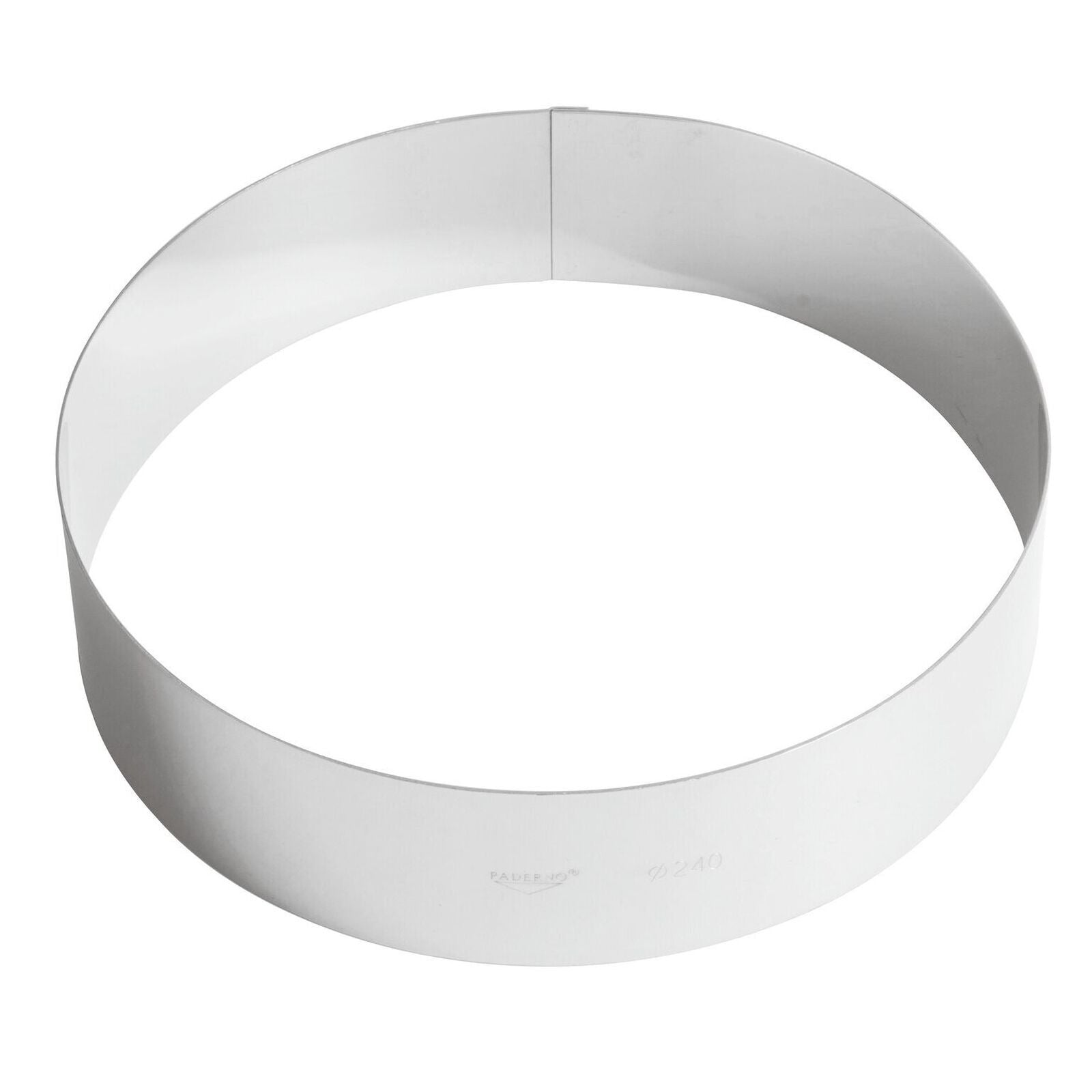 Anello Per Torte Cm.24 H.6 Acciaio Inox