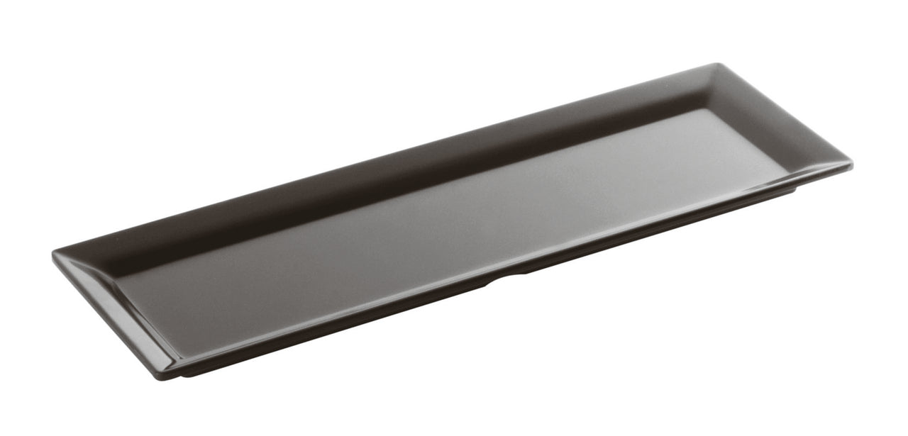 Easy Black White Vassoio Sushi Melamina Nero Cm.31x10,5