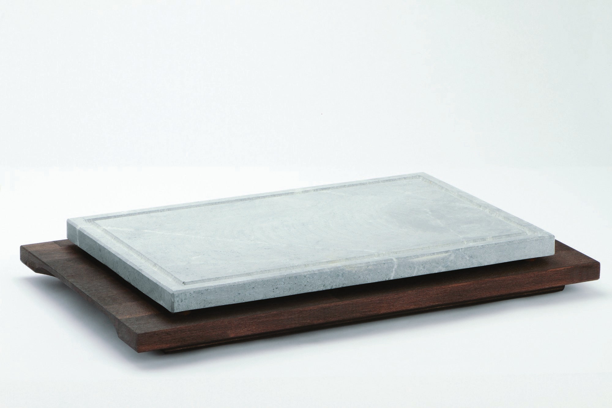 Pietra Ollare Rett.Grande Base Legno WengÈ