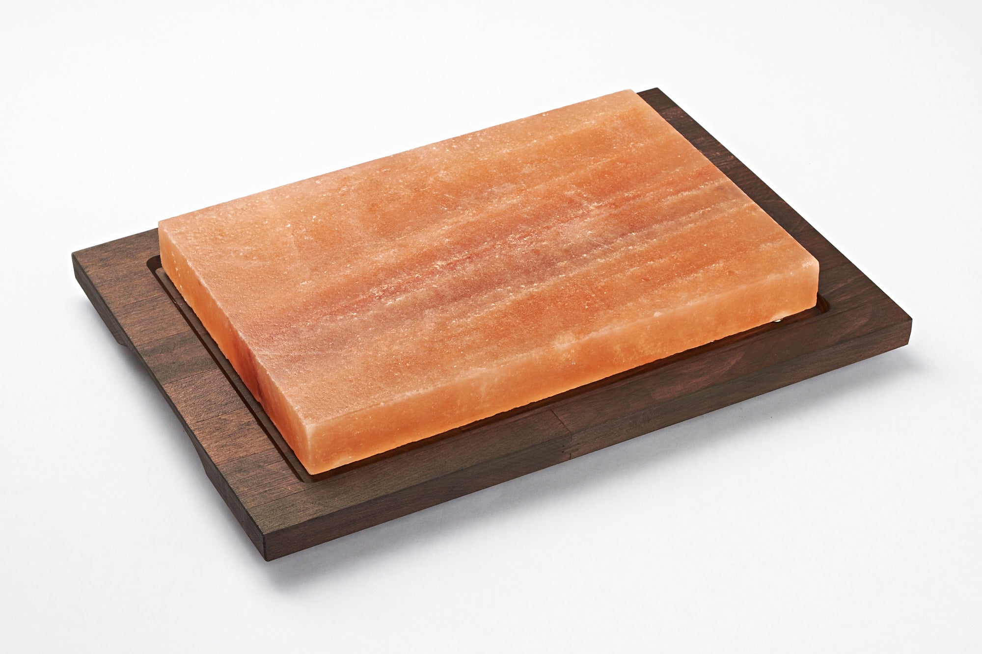 Piastra Sale Rosa Cm20x30 Base Legno WengÈ