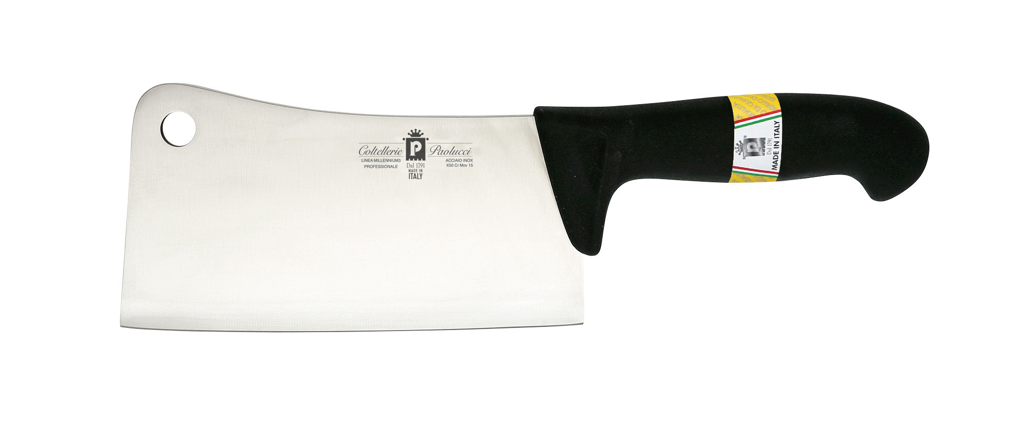 Manico Nylon Mannaia 18cm Inox