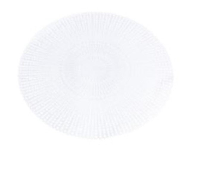 Tablemat Set 12 Tov.Round Cm.40 Bianco