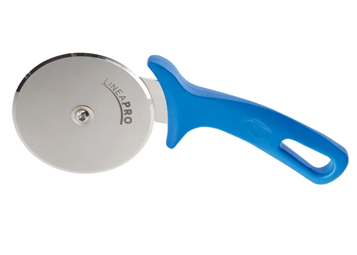 Rotella Tagliapizza Cm.10 Lama Inox Smontabile E Riaffilabile Con Mani