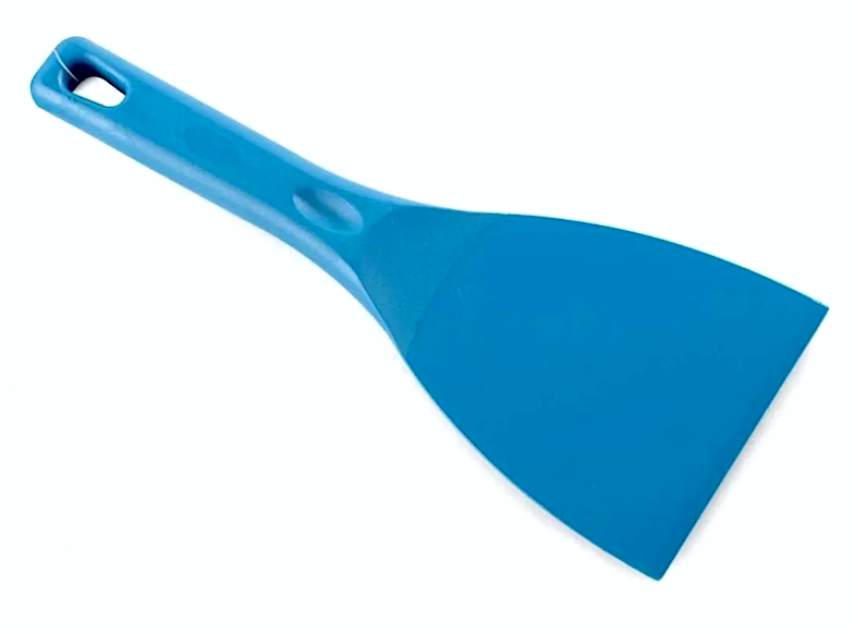 Spatola Flessibile Cm.10 Antiurto Azzurra