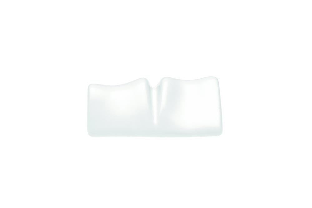 Mattonella Cf 12 Poggiaposate C/incisione Cm.8,5x4,2x2,5h Bianco