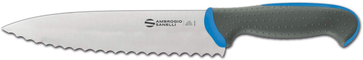 Tecna Blu Trinciante Dentato Cm.20 - Sanelli Ambrogio