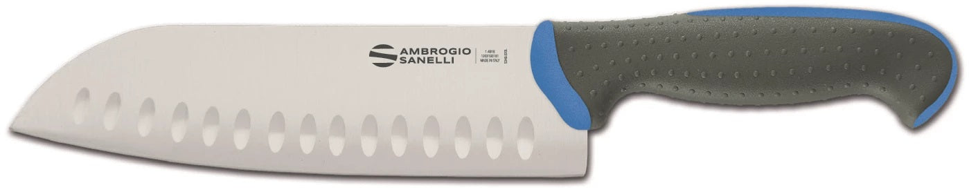 Tecna Blu Santoku Alveolato Cm.18 - Sanelli Ambrogio
