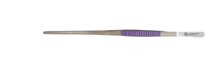 Pinza Chef Cm.30 Acciaio Inox Con Inserto Viola