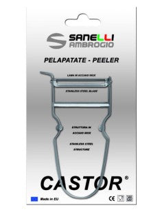 Pelapatate Castor Lama Inox/cartoncino