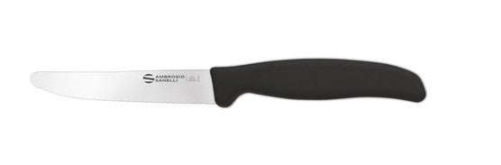 Supra Coltello Tavola Cm.11 Dentato Nero