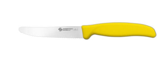 Supra Coltello Tavola Cm.11 Dentato Giallo