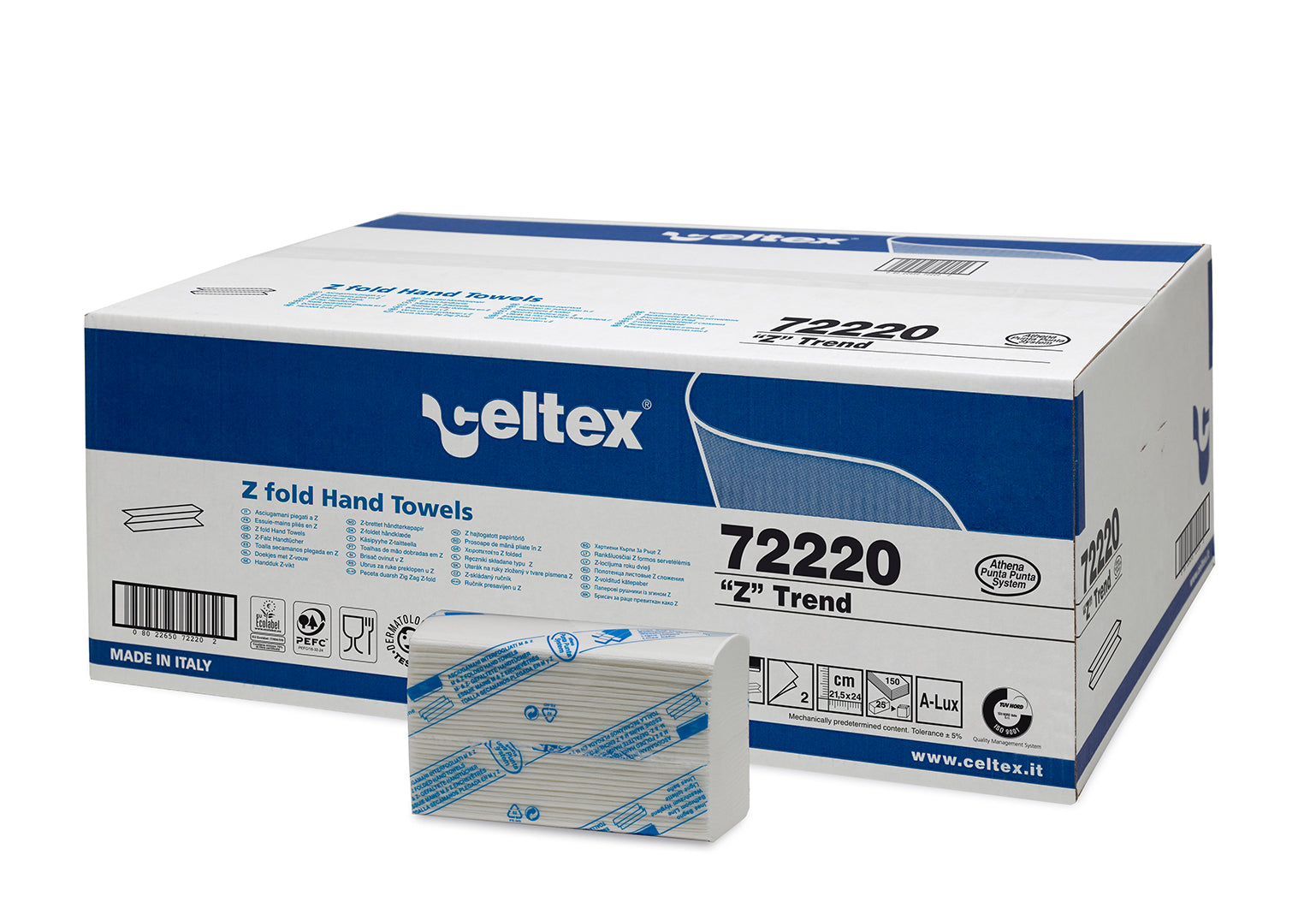 Cf 25 Z-trend 150 Salviette Cellulosa 2 Veli