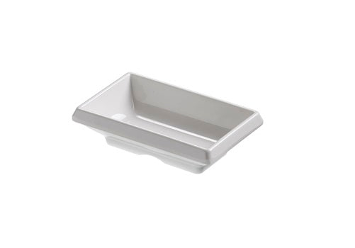 Piattino Melamina Cm.9,5x6x3h Bianco