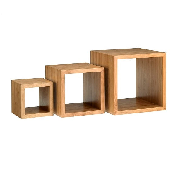 Cubo Set 3 Alzata Buffet Naturale Cm.13/18/23 Leone