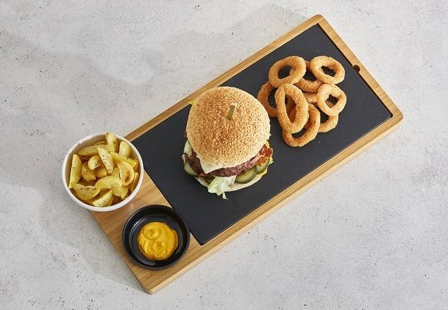 Set Vassoio Hamburger Cm.43x20x2,4h