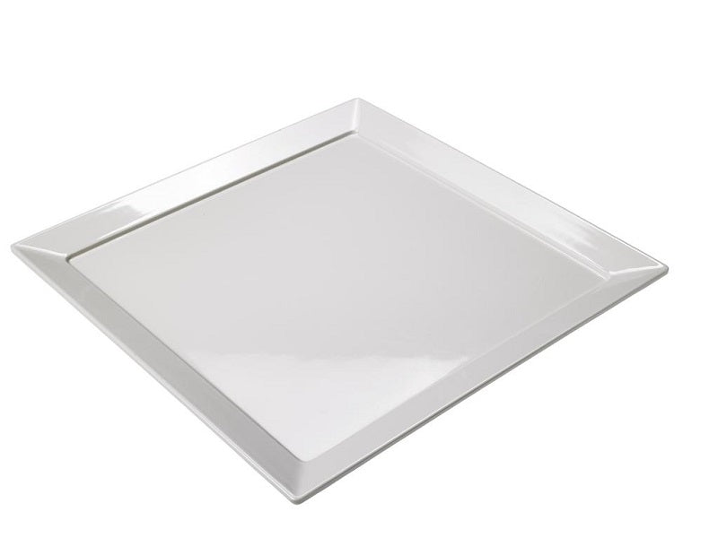 Leone - Vassoio Bianco Melamina Quadrato Cm30x30x2,5h