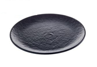Maya Vassoio Tondo Diametro 34,6x3,3 H Nero In Melamina Leone