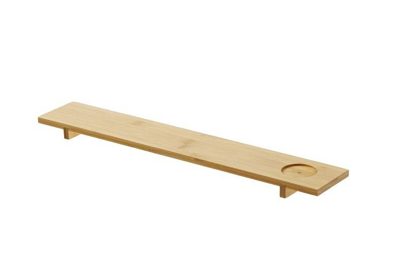 Vassoio Sushi Bamboo C/ciotola Melamina Cm.50x8,5x2,5h