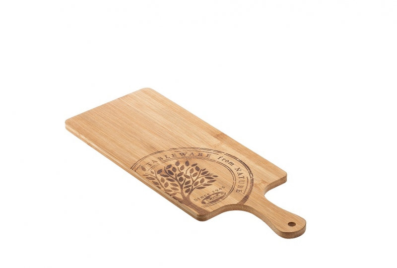 Tagliere Rettangolare Bamboo Naturale Cm.16x40x1h