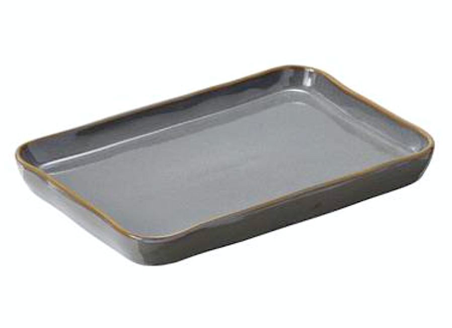 Hokkaido Vassoio Rettangolare Cm.19,5x12,5x2h Grigio