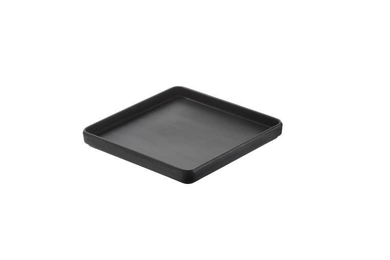 Lanzarote Vassoio Cm.18x18x2 Quadrato Nero