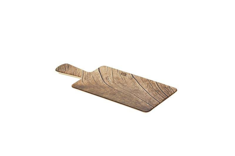 Wood Tagliere Melamina Rettangolare Cm.42x18x1,5h Effetto Legno