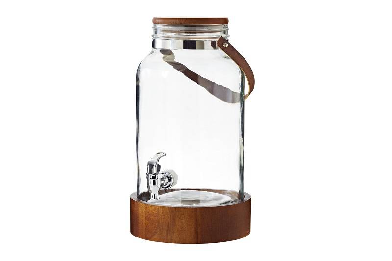 Big Jar Con Base In Acacia Lt.5,8