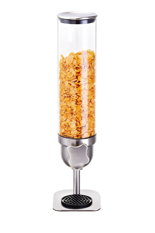 Dispenser Cereali Vetro/acciaio Lt.1,8 H.48