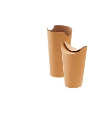 Kraft Cf 50 Box Fritti Avana Cm.10x6x17,6 Diam.6,4 Ml.620