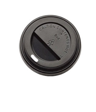Take Away Cf 100 Tappo Nero Bicchiere Cm.8,3 Ml.240