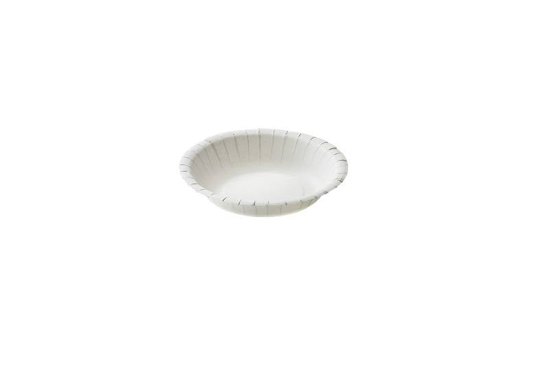 Confezione 50 Piatto Fondo Cm.19 In Fibra Vergine Bianco